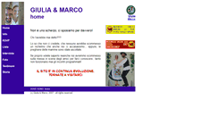 Desktop Screenshot of giuliaemarco.it