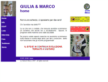 Tablet Screenshot of giuliaemarco.it